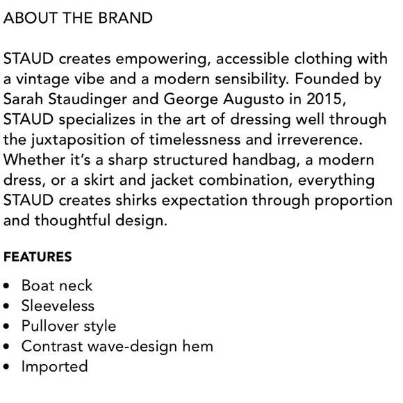 STAUD Raphael Linen Wave top - Picture 8 of 9